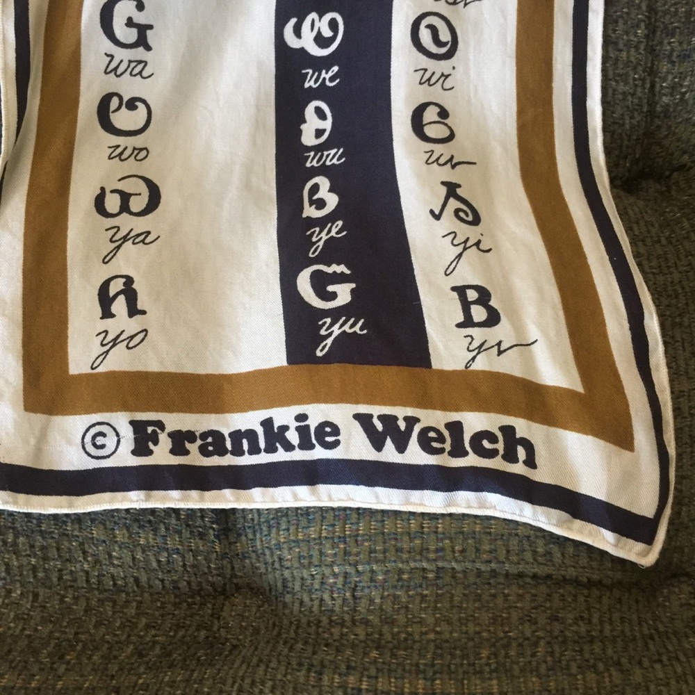 Frankie Welch Cherokee Alphabet Scarf